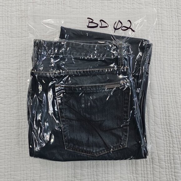 Kenneth Cole Men's 36x32 Straight Fit Denim Jeans Dark Wash Vintage Foshan EUC - Picture 14 of 14